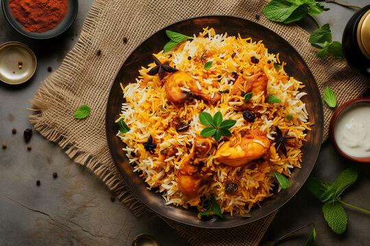 Chicken biryani